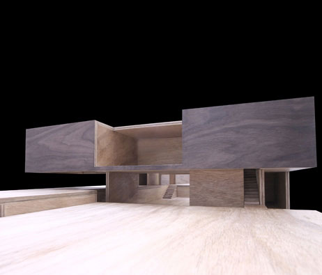 Maquetas: Casa unifamiliar. Magoito. (figura 2)