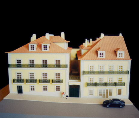 Maquetas: Casa de habitao, Calada da Ajuda, Lisboa (figura 1)