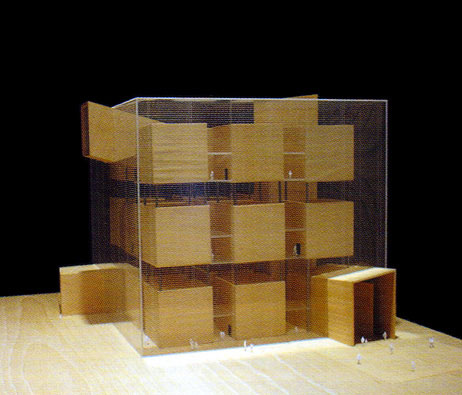 Maquetas: Museu temporrio de arte contempornea. Paris, Frana (figura 1)