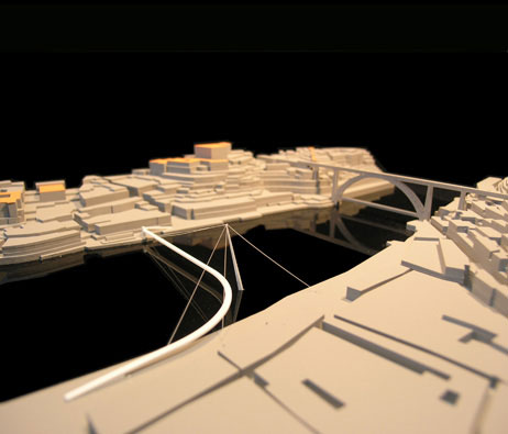 Maquetas: Ponte pedonal sobre o Rio Douro. Porto - Vila Nova de Gaia (figura 3)