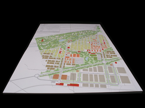 Maquetas: Centro comercial, pavilho multiusos e arranjo paisagstico. Leiria (figura 1)