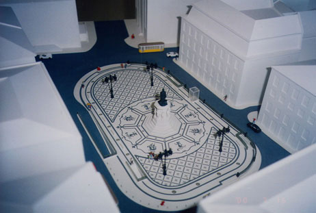 Maquetas: Largo Cames. Lisboa. (figura 1)